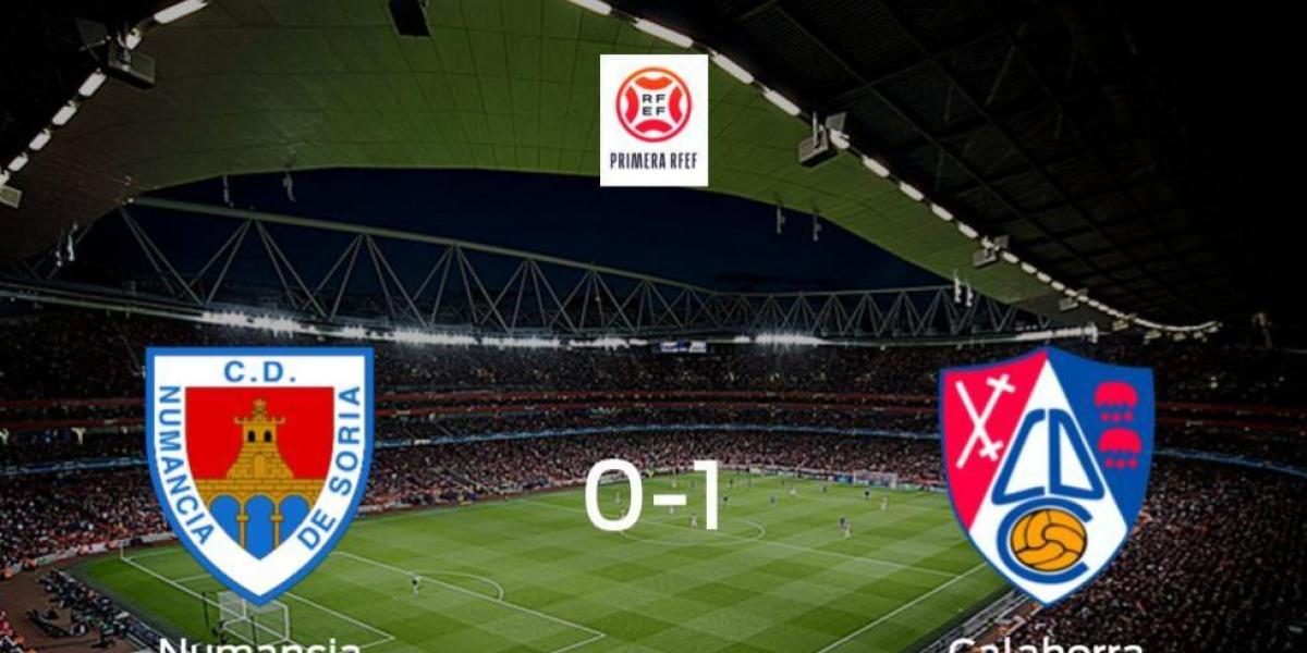 El Calahorra gana 0-1 en el feudo del Numancia