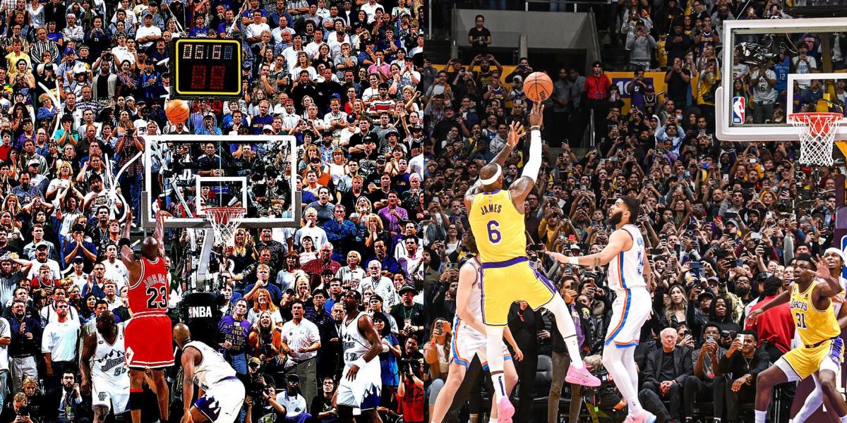 La historia, con y sin móviles: la diferencia entre los tiros icónicos de Jordan y LeBron