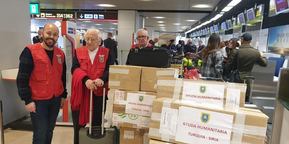 La Federación envía material a las víctimas del terremoto de Turquía y Siria