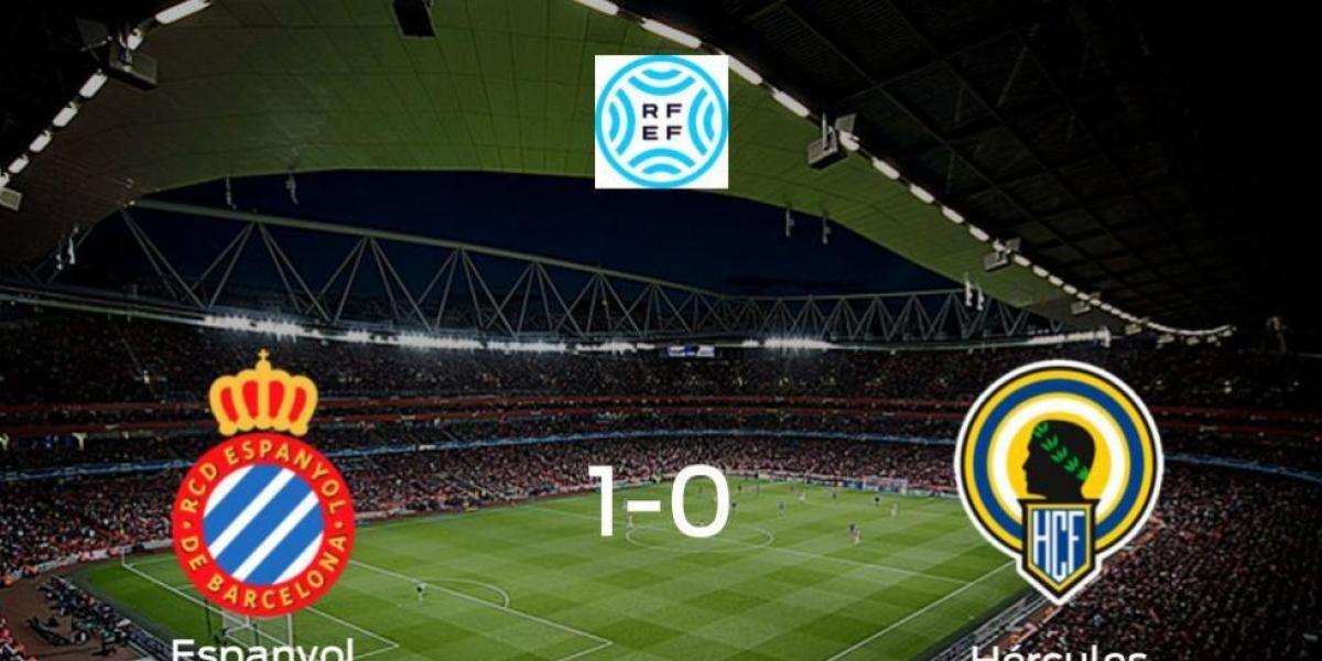 El Espanyol B vence 1-0 al Hércules en el Ciutat Esportiva Dani Jarque