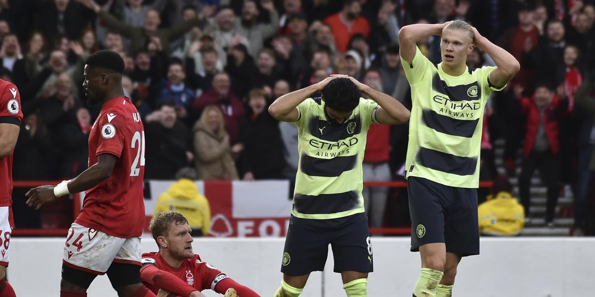 Duro revés del City ante el Forest para ceder el liderato