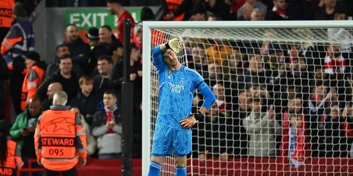 Courtois: Mi gol es una cagada de mala suerte