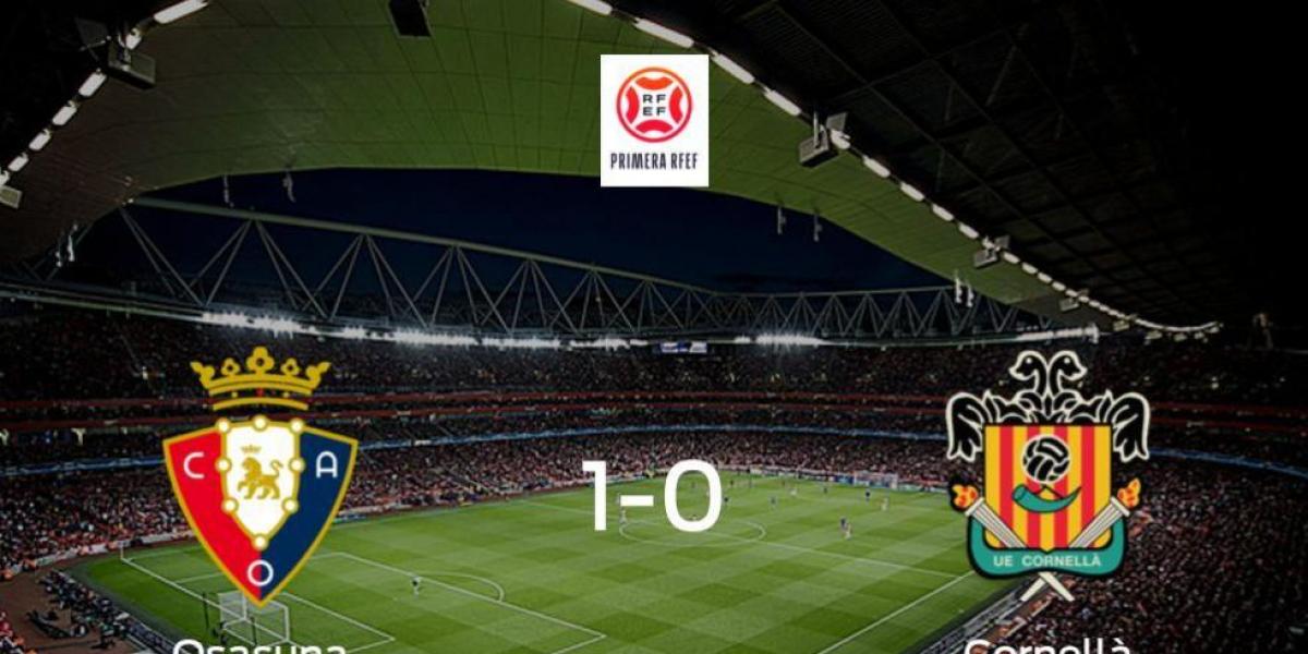 1-0: Osasuna Promesas se impone al Cornellà en casa