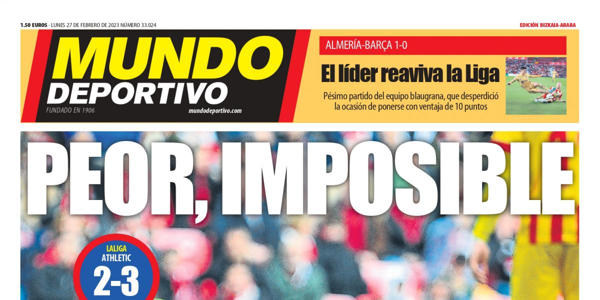 Portada de MD Bizkaia-Araba de hoy lunes