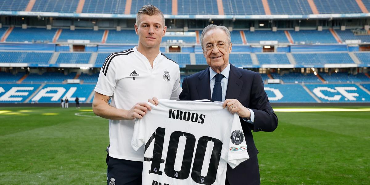 Kroos llega a los 400 partidos con el Real Madrid