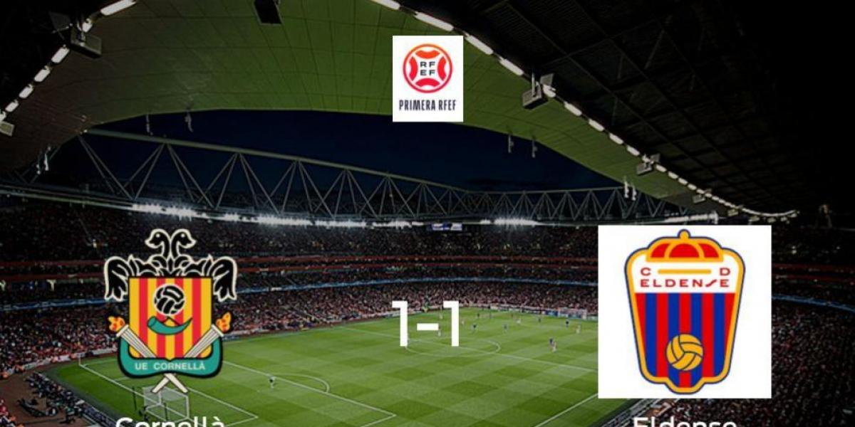 El Cornellà y el Eldense se reparten los puntos tras su empate a uno