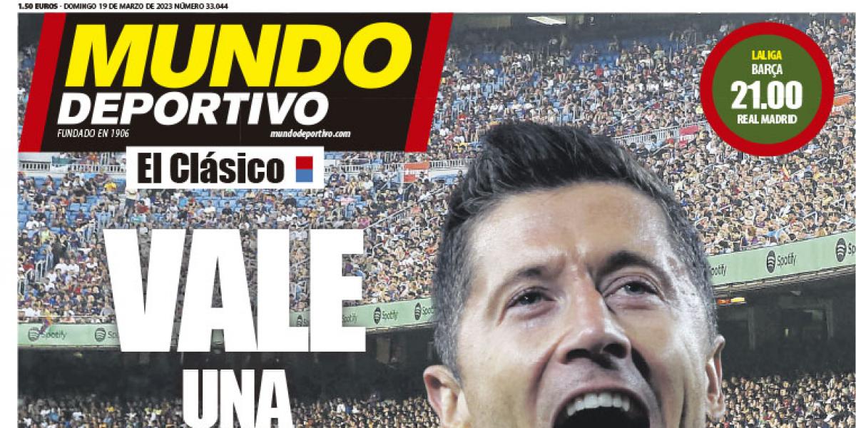 Portada de Mundo Deportivo del domingo 19 de marzo de 2023