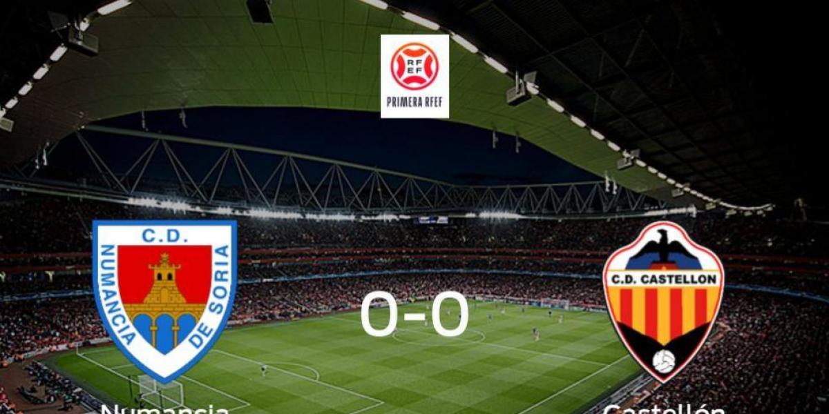 El Numancia y el Castellón no encuentran el gol y se reparten los puntos (0-0)