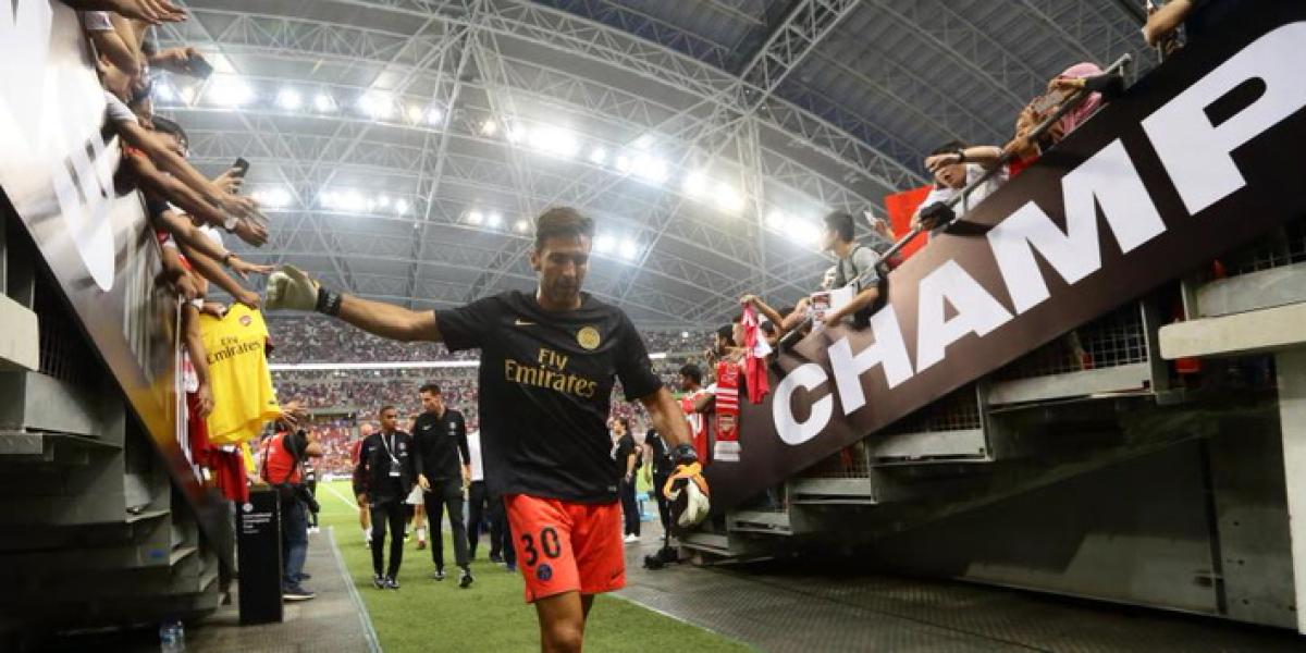 Gianluigi Buffon en su etapa en el PSG