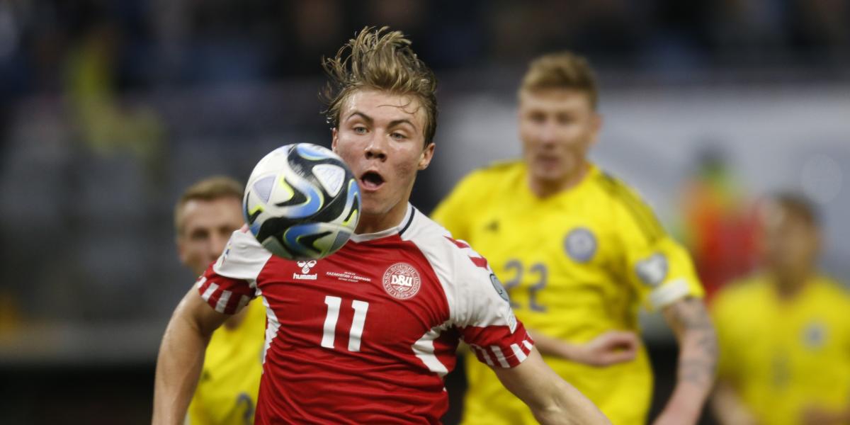 Hojlund bigolea, pero Dinamarca cae ante Kazajistán