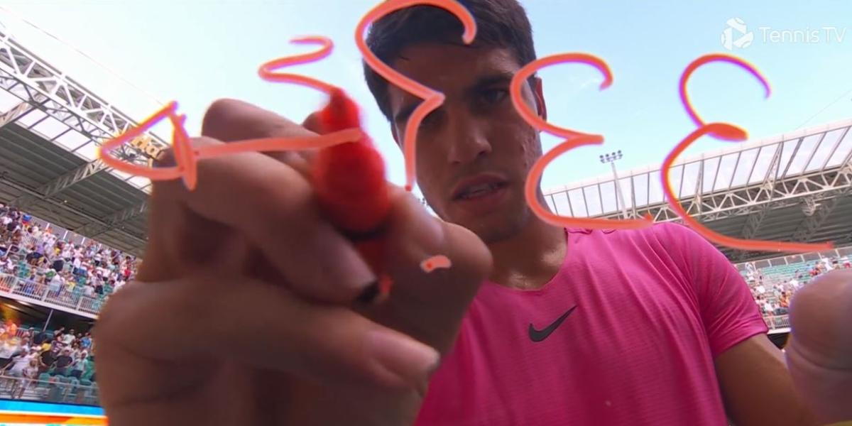 ¡Alonso agradece la dedicatoria de Alcaraz!