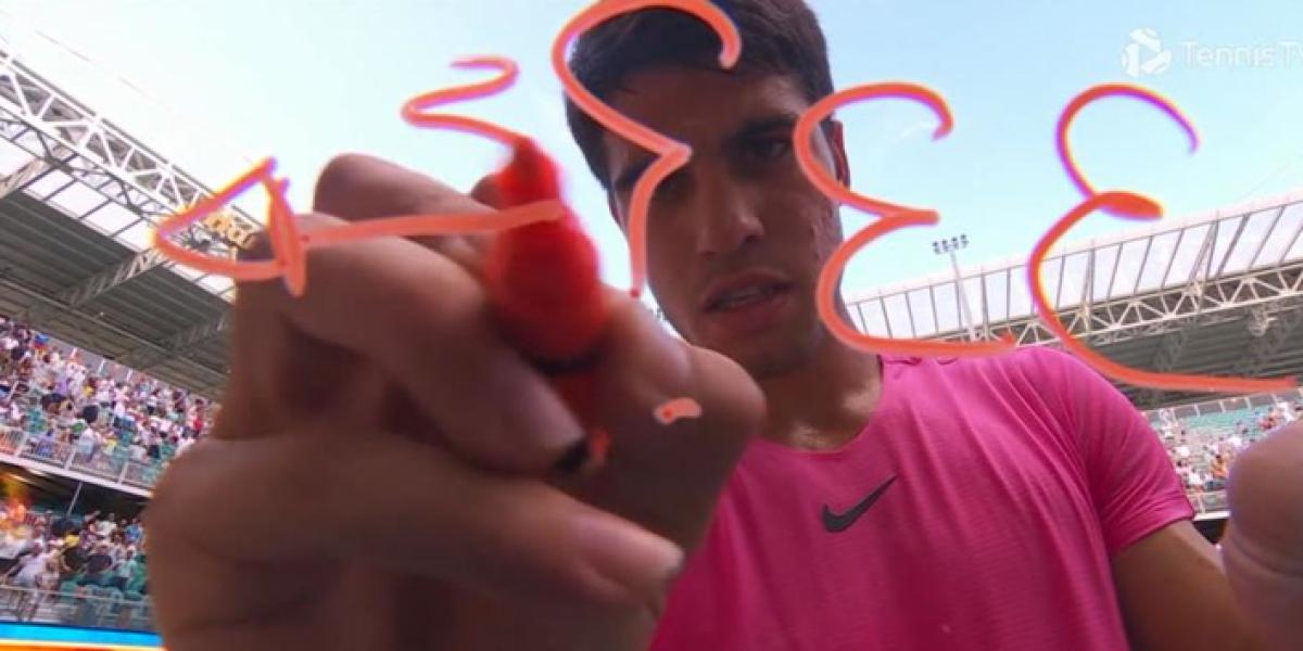 ¿Por qué Alcaraz hizo un guiño a Fernando Alonso en Miami?