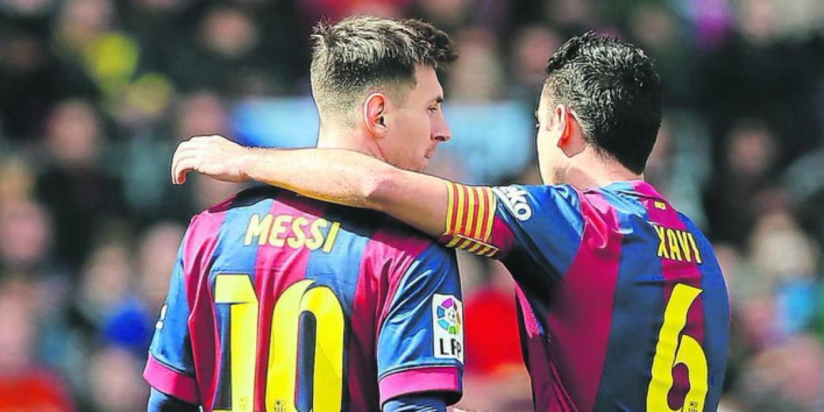 Xavi: Ojalá se pueda hacer y vuelva Messi