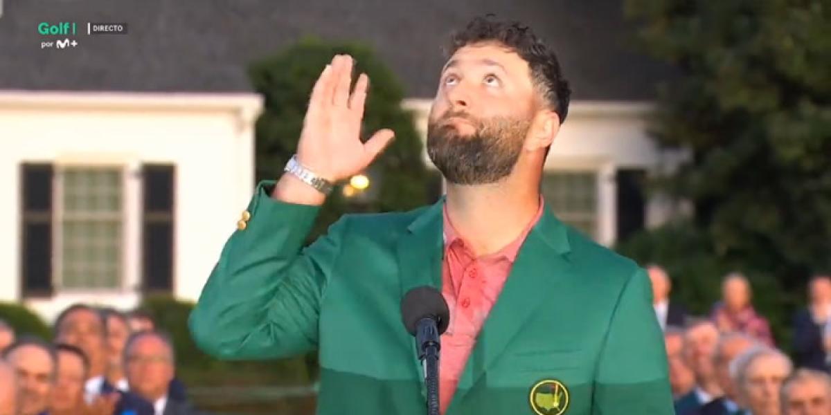 La emocionada dedicatoria de Jon Rahm a Seve Ballesteros