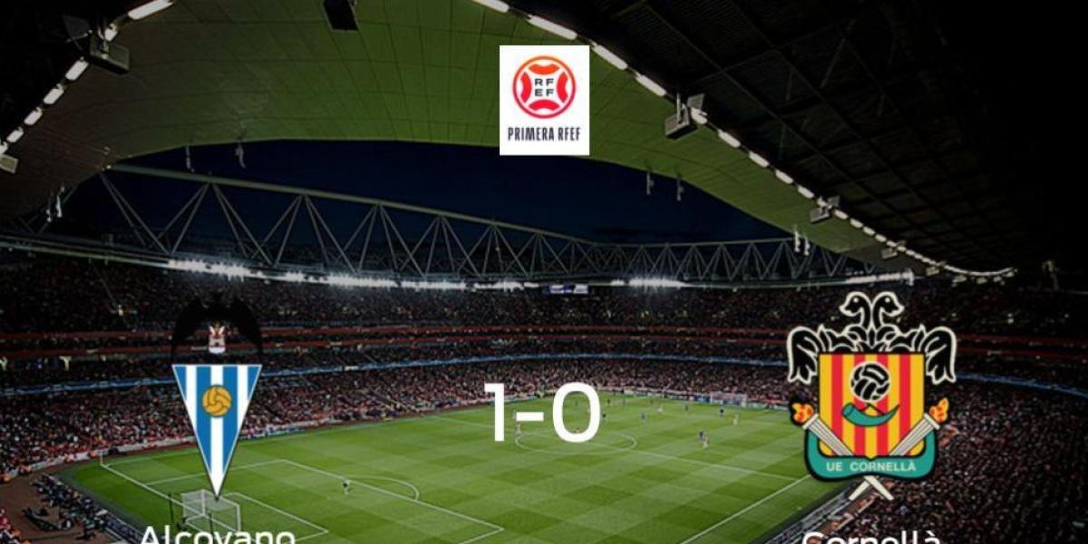 El Alcoyano gana por la mínima al Cornellà (1-0)