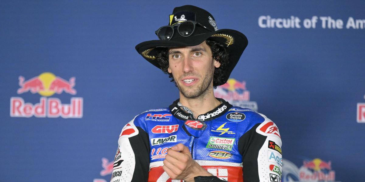 Así cumplió la promesa por su triunfo en Austin Alex Rins