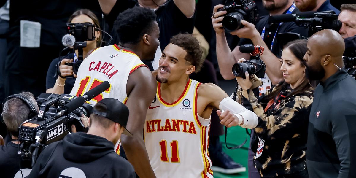 Las estrellas enloquecen con el triple ganador de Trae Young