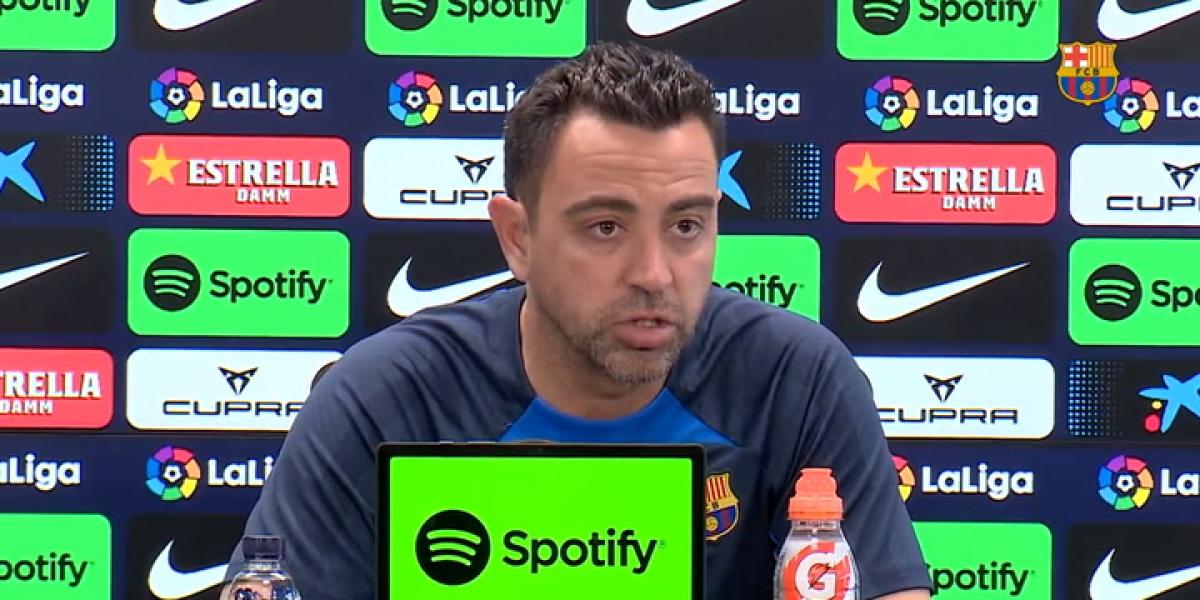 Xavi: Hemos echado de menos a Dembélé