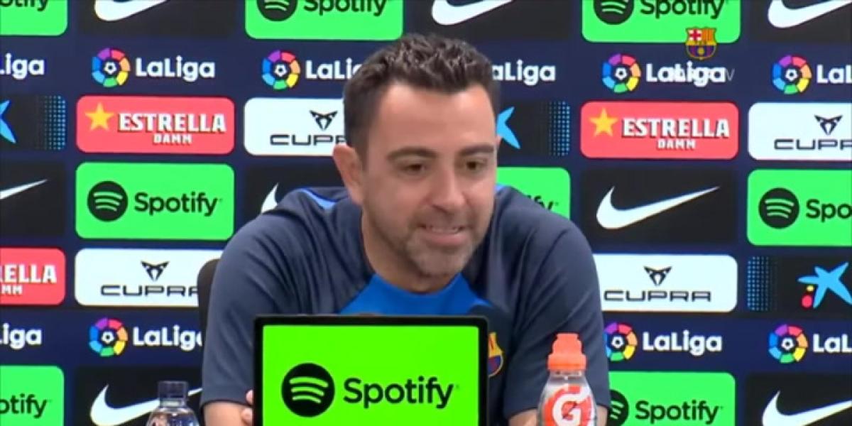 Rueda de prensa de Xavi, en directo