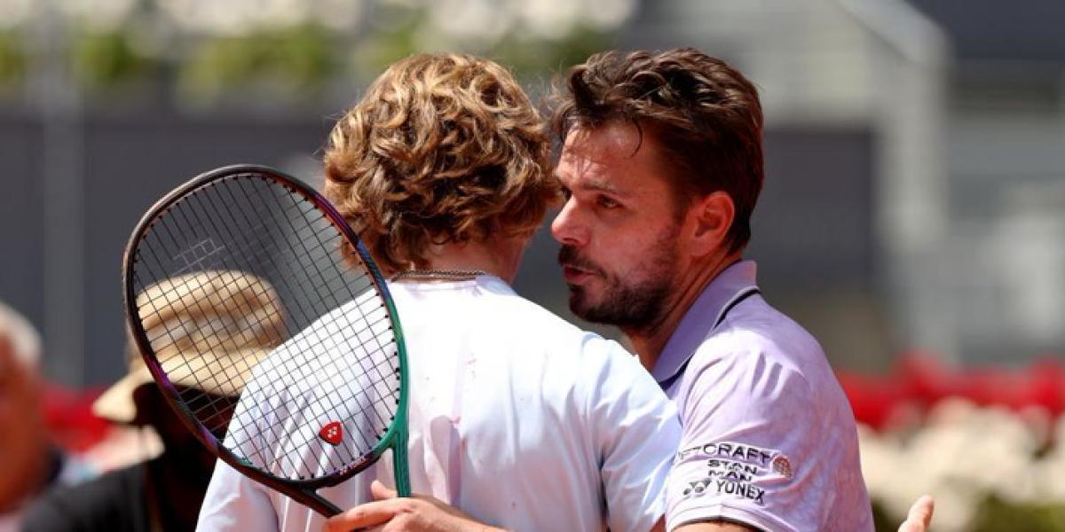 Insólito: Rublev y Wawrinka se lo jugaron a piedra, papel y tijera