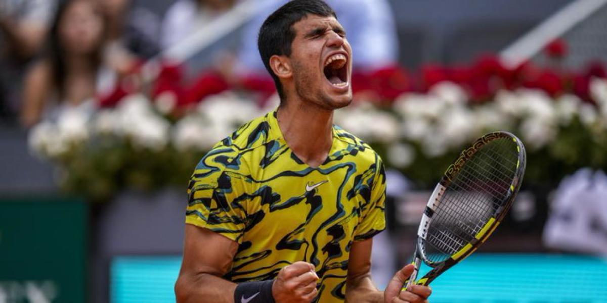 Alcaraz, brillante campeón de Madrid tras sufrir una barbaridad