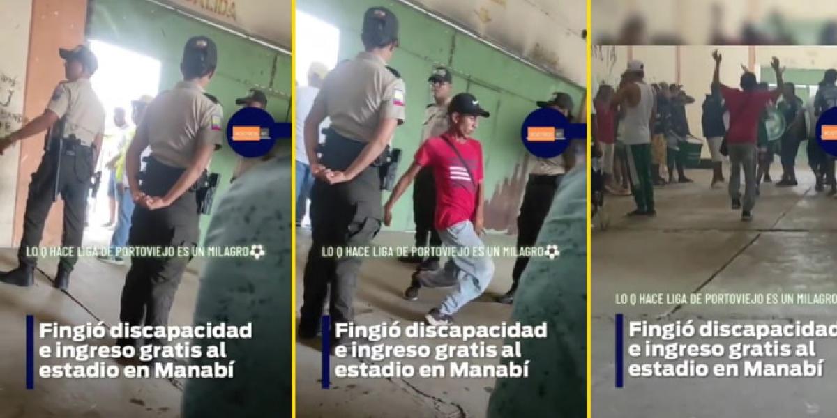 Se cuela a un partido de fútbol haciéndose pasar por discapacitado