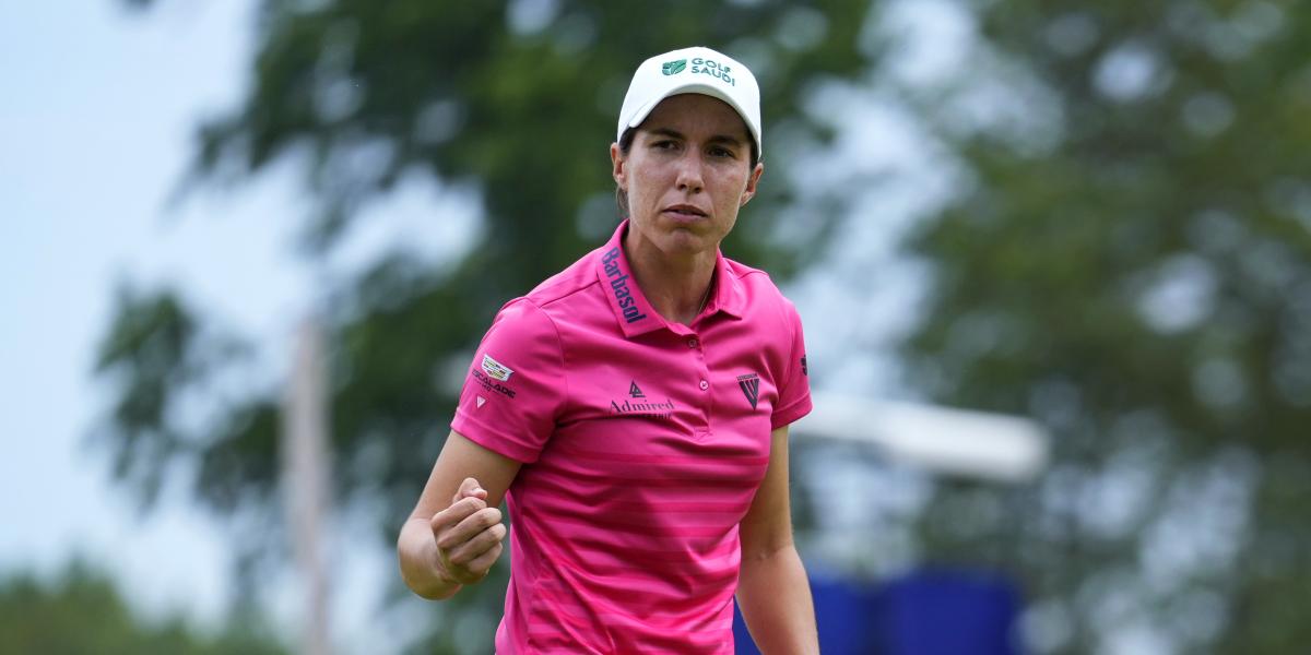 Carlota Ciganda y Azahara Muñoz superan por los pelos el corte en el US Open