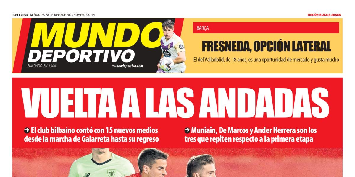 Portada MD Bizkaia-Araba de hoy miércoles