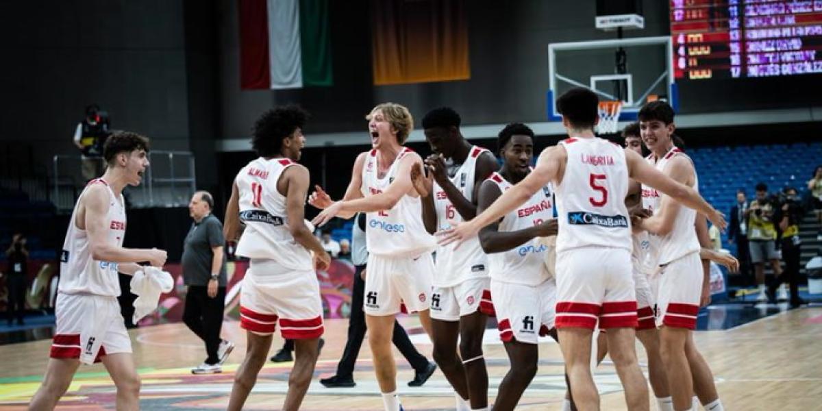 España aplasta a Turquía y ya está en la final del Mundial Sub-19 de Hungría