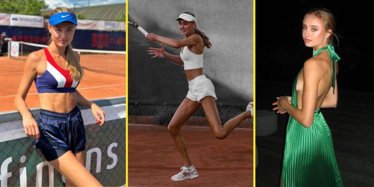 Ella es Jenny Stray, la promesa del tenis con la que ha sido cazado Hamilton en Ibiza