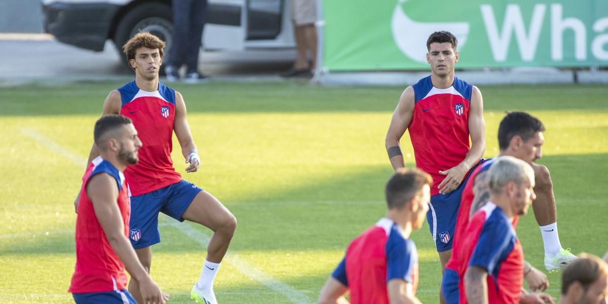 Joao Félix y Morata trabajan con normalidad y con su futuro en el aire