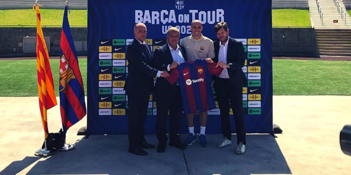 Presentación de Oriol Romeu como nuevo jugador del Barça