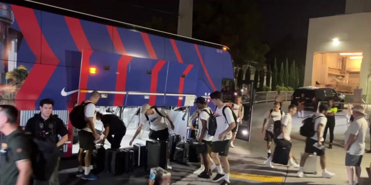 El Barça llega a Las Vegas nueve horas más tarde del horario original