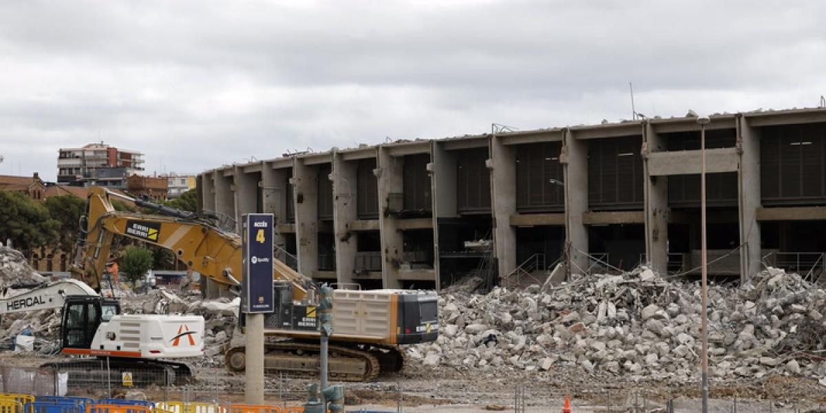 Así está el Camp Nou a dos días del exilio a Montjuïc