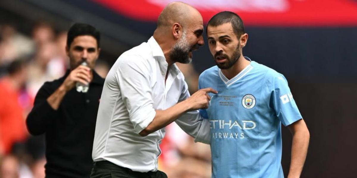 Bernardo Silva podría haber hablado con Guardiola para que le deje salir