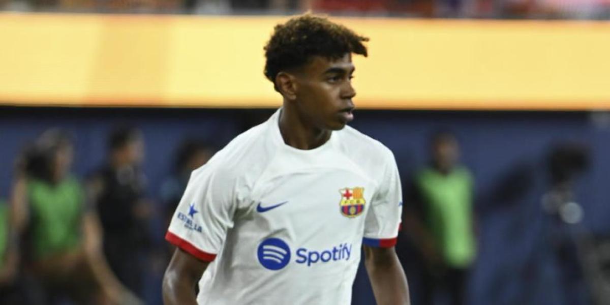 Lamine Yamal brilló en el Gamper