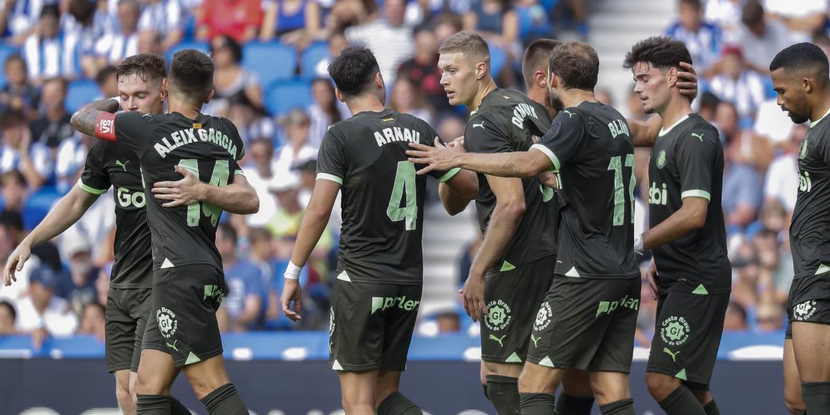 El Girona, a por la Real en el primer escollo de febrero