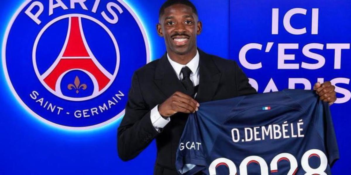 Inesperado cambio de dorsal de Dembélé en el PSG