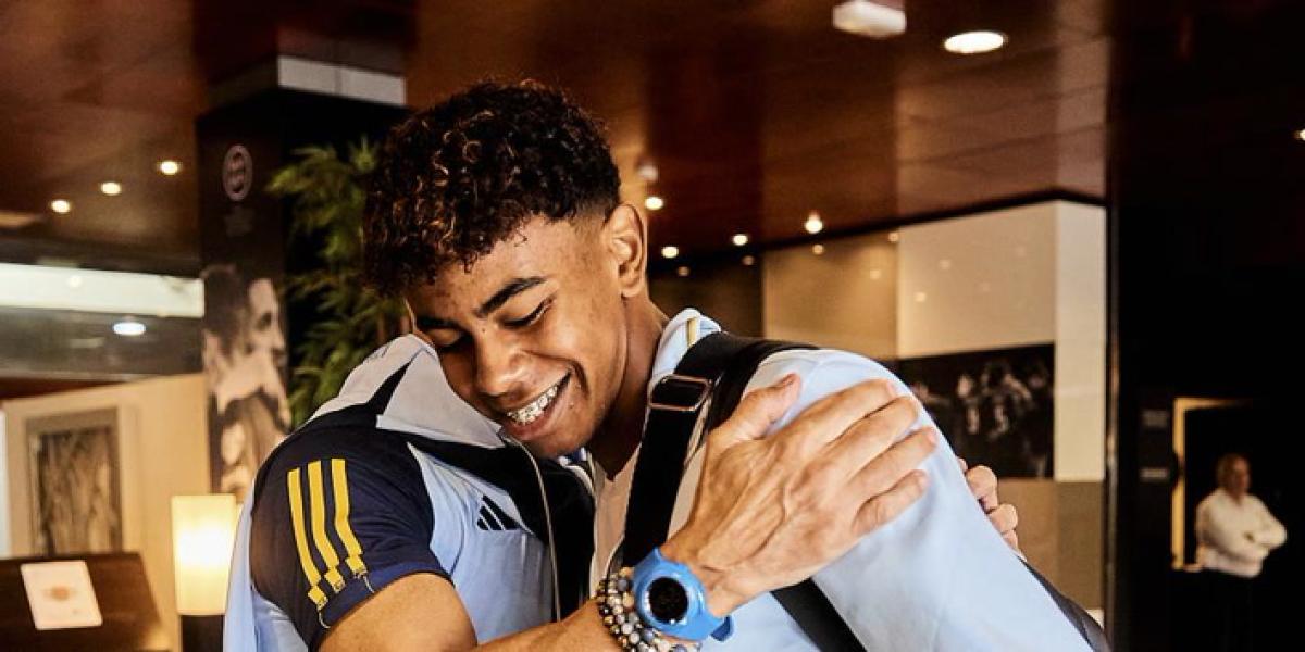 Lamine Yamal, la gran atracción en la concentración de Las Rozas