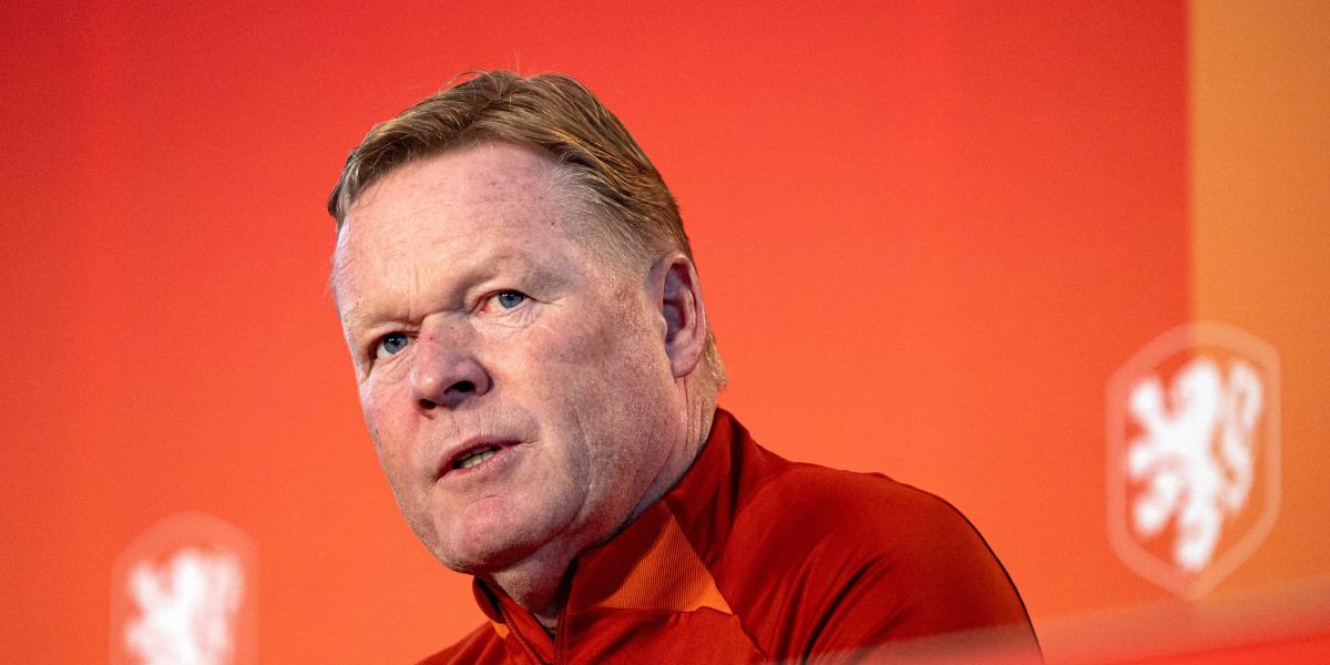 El serio aviso de Ronald Koeman a la oranje