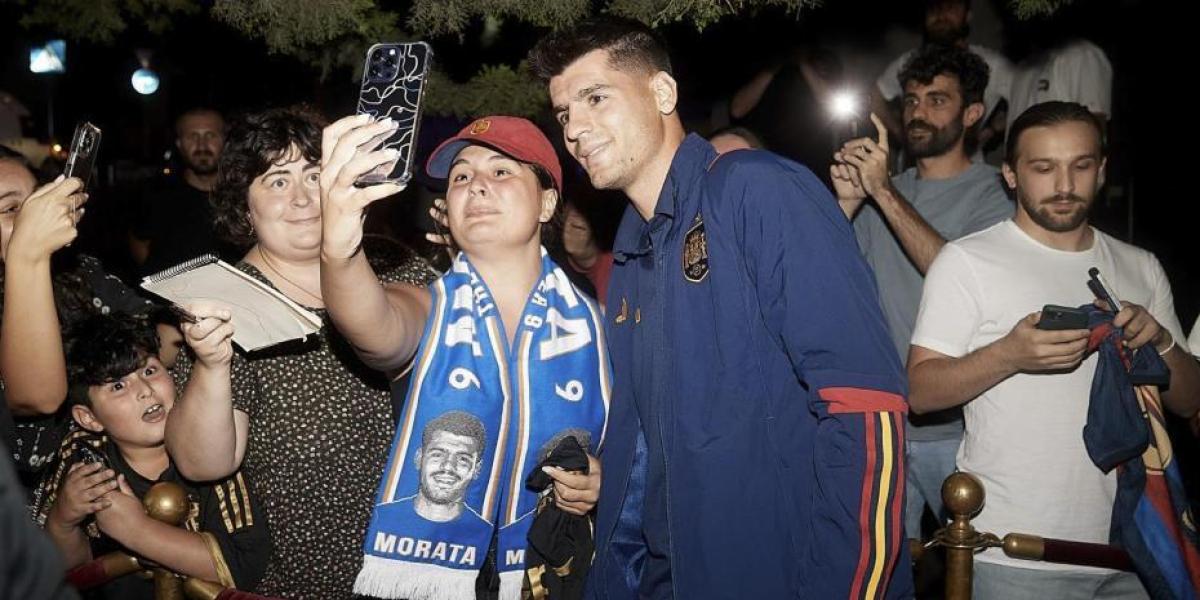 La Selección Española aterriza en Georgia