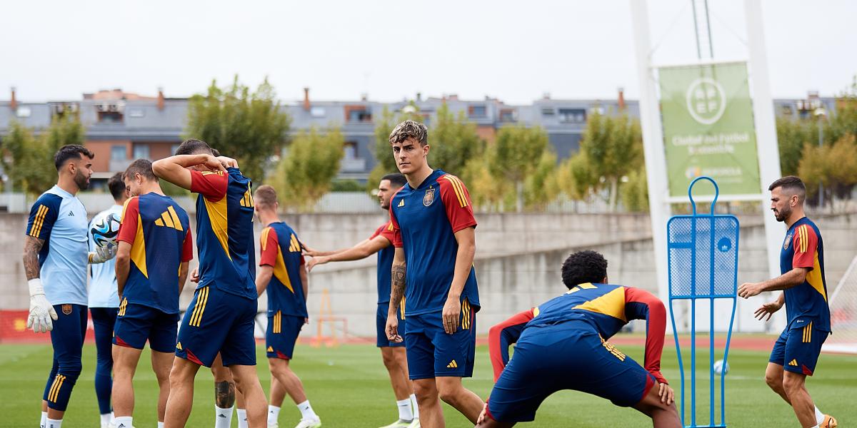 El entrenamiento de la selección, en streaming