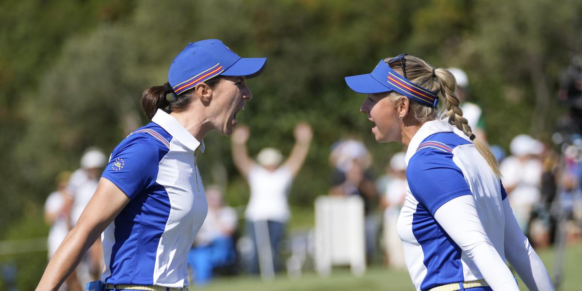 Europa aguanta el pulso en la matinal de foursomes