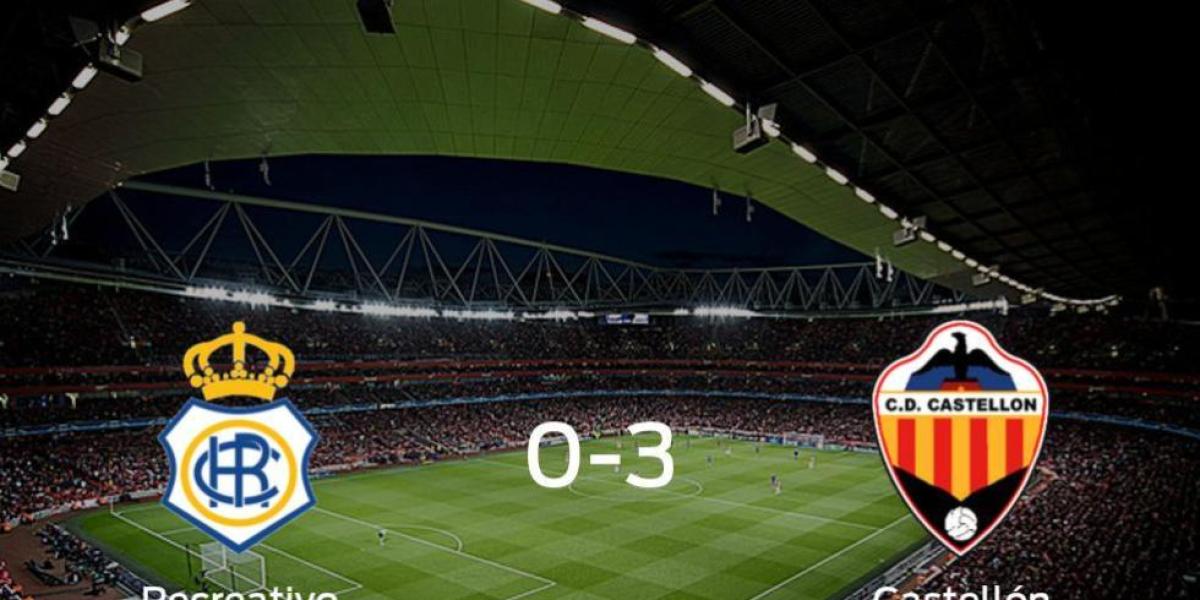 El Castellón se lleva la victoria tras golear 0-3 al Recreativo