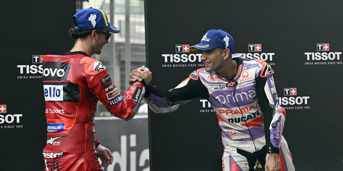 Así está la clasificación general del Mundial MotoGP antes del GP Indonesia: Jorge Martín a punto del sorpasso a Bagnaia