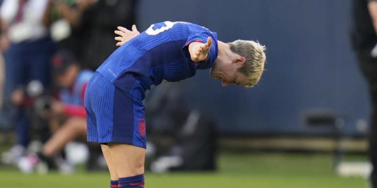 La última sustitución de Megan Rapinoe, una leyenda del fútbol femenino