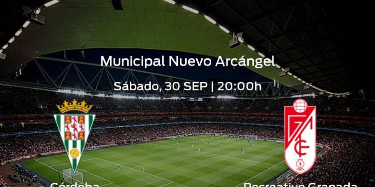 Previa del encuentro: el Córdoba recibe al Recreativo Granada en la sexta jornada
