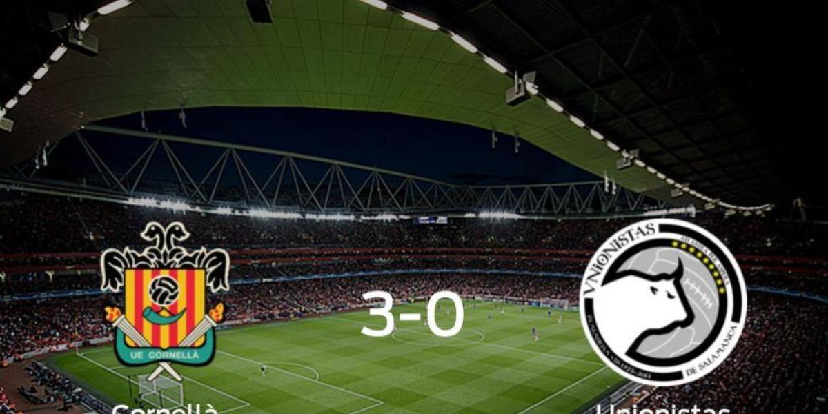El Cornellà se queda con los tres puntos frente al Unionistas (3-0)