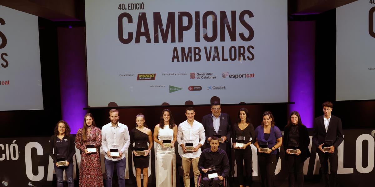 El testimonio de los 12 premiados en el Trofeu Campions amb Valors