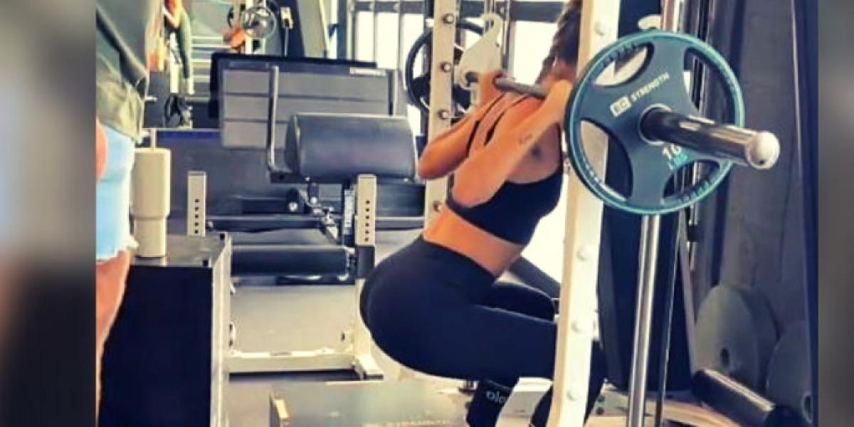 Elena Galera se machaca en el gimnasio con esta dura rutina de entrenamiento